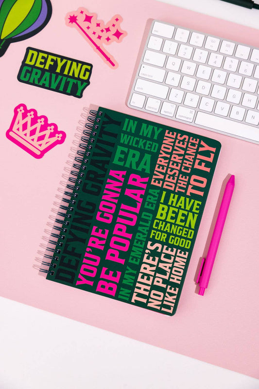 Wicked Mini Notebook, Wicked Word Cloud